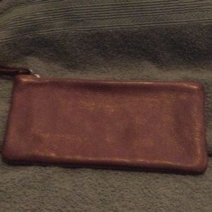 Final sale price!  New Rough and Tumble soft leather bitter berry